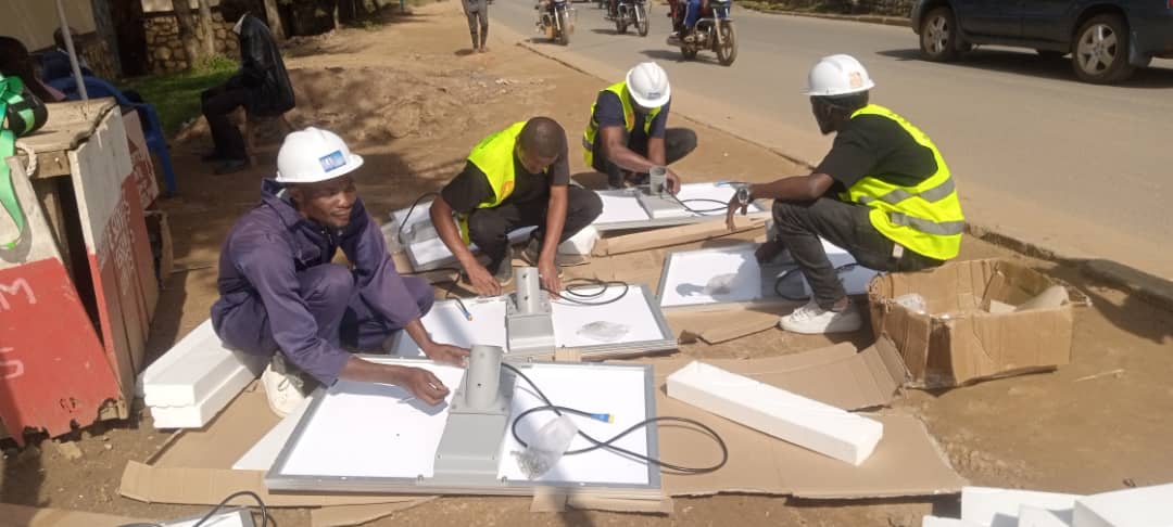 Installation d’éclairage Publique dans ville de    Bunia